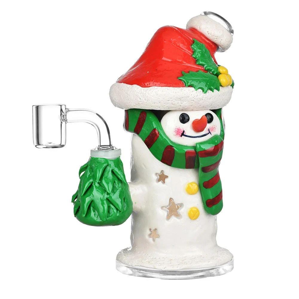 Snowman Resin & Glass Dab Rig | 6.75" | 14mm F - New