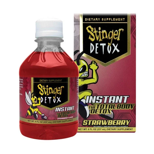 Stinger Instant Total Body Detox | Strawberry | 8oz - New