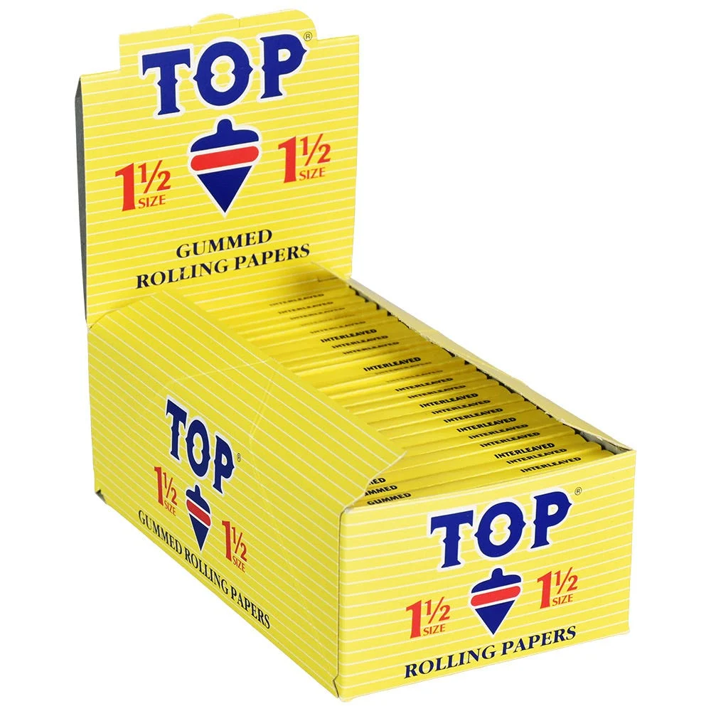 TOP Rolling Papers | 1 1/2 | 24pk Display - New