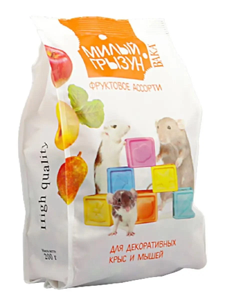 waka "Cute rodent" fruit assorted for decorative rats and mice