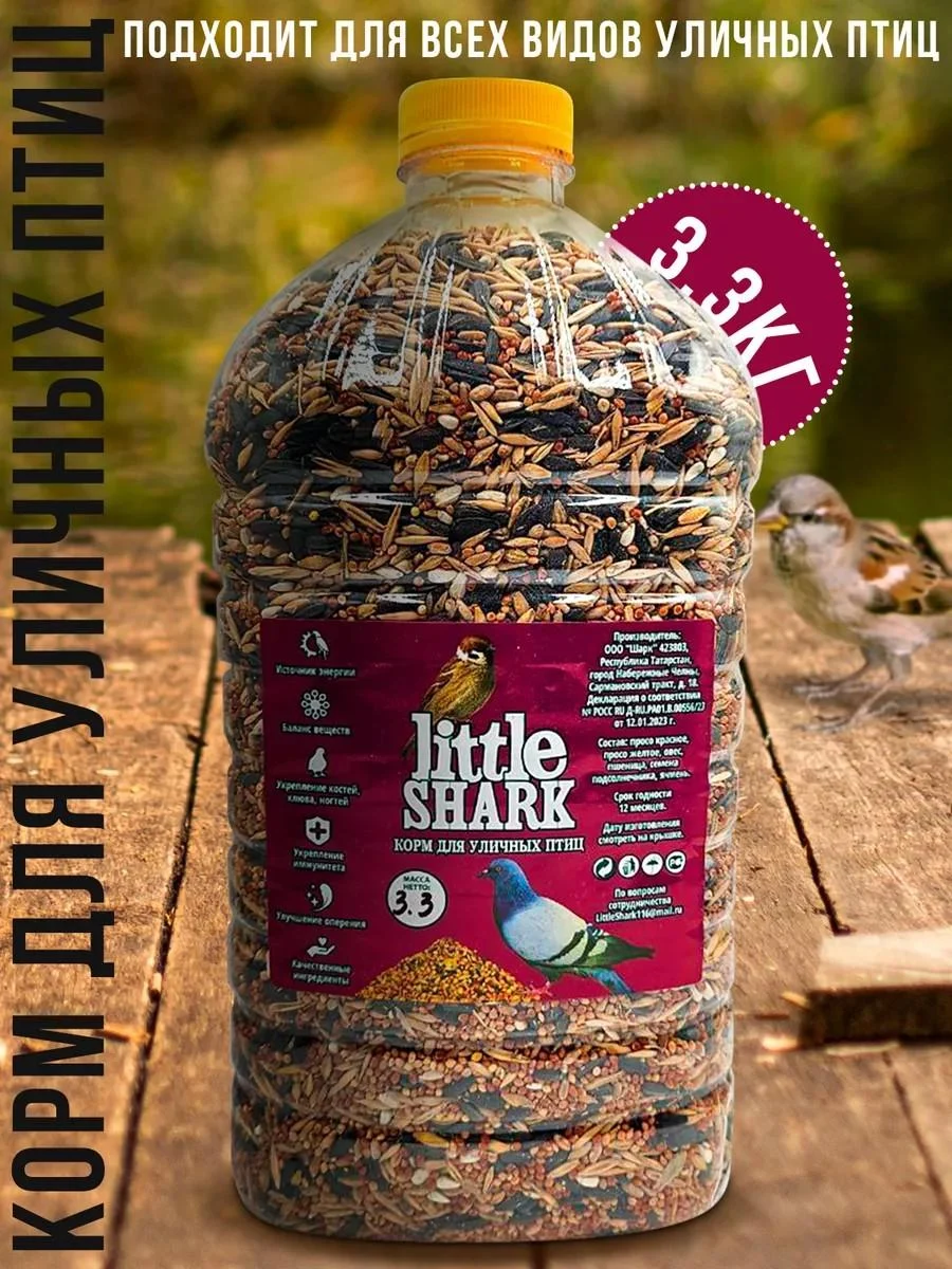 LittleShark Feed for street and forest birds