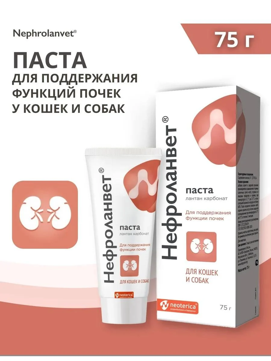 NEFROLANVET Paste for kids of cats and dogs 75 g