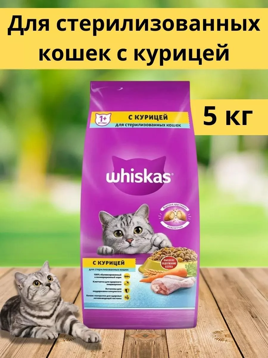 WHISKAS Dry food for cats 5 kg