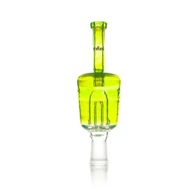 Premium Nectar Collector Kit: Huni Bottle iDab Lime Green - 14mm Joint