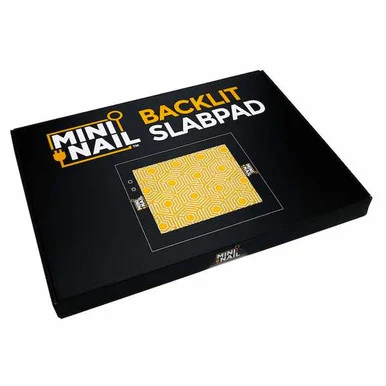 BlackLit Slab Pad: 6 Color Adjustable Light-Up Dab Mat by MiniNail