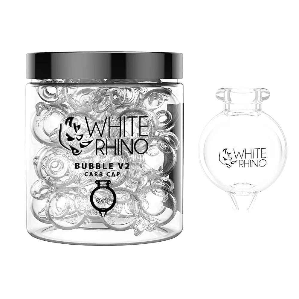 White Rhino Bubble V2 Carb Cap | 20ct Jar - New