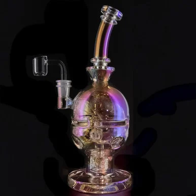 9" Fab Egg Iridescent Dab Rig by VapeBrat