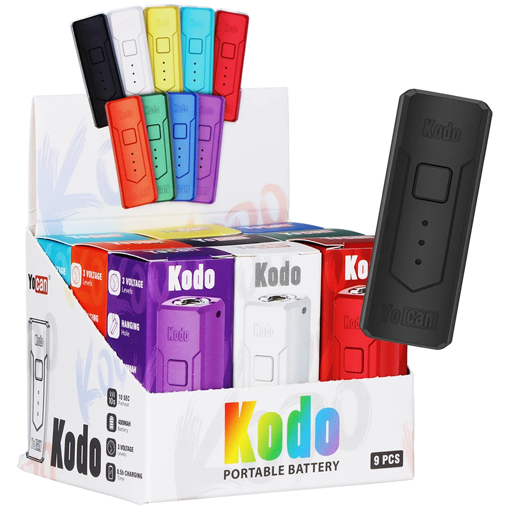 Yocan Kodo 510 Box Mod | 400mAh | 2025 Assortment | 9ct Display - New