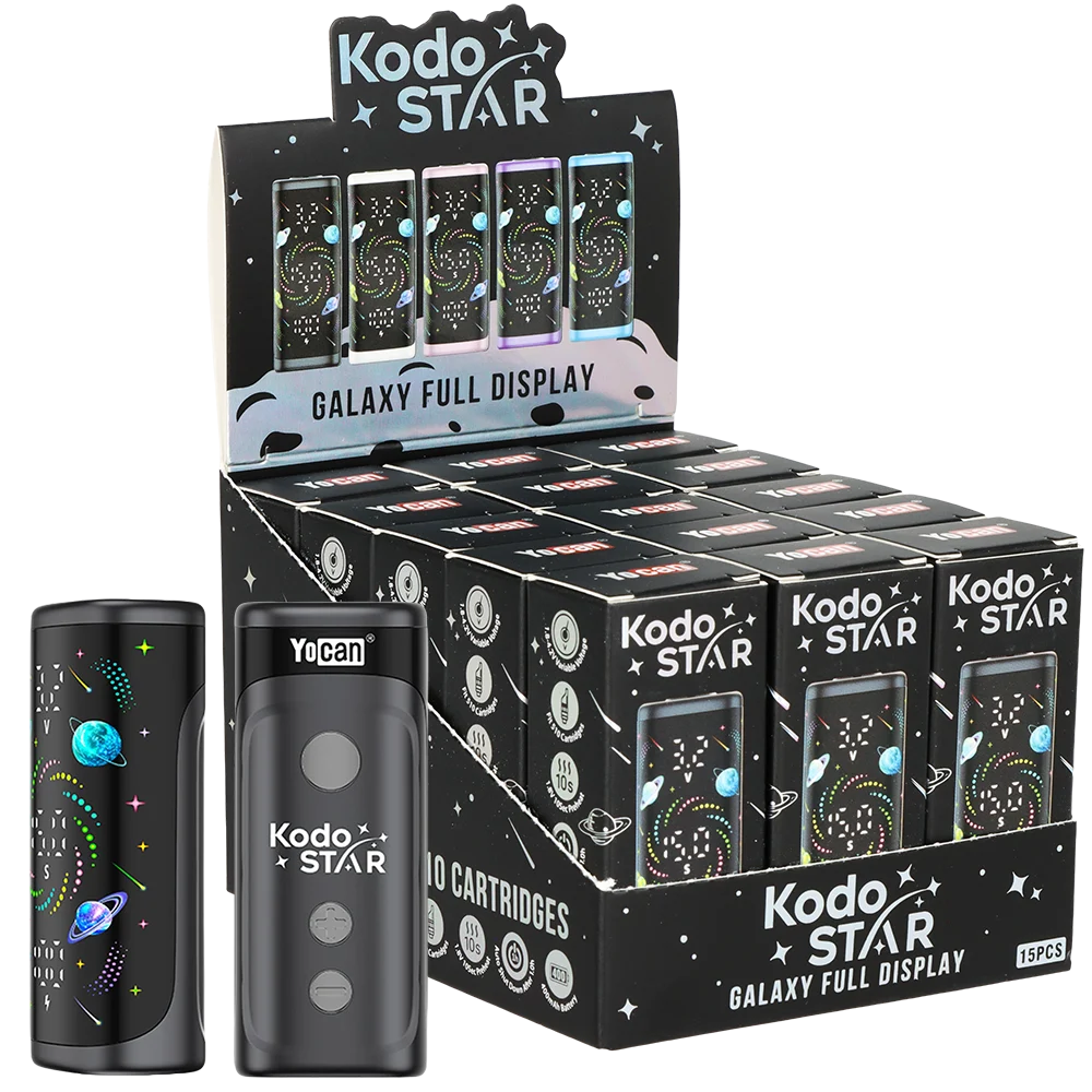 Yocan Kodo Star 510 Box Mod | 400mAh | Assorted Colors | 15ct Display - New