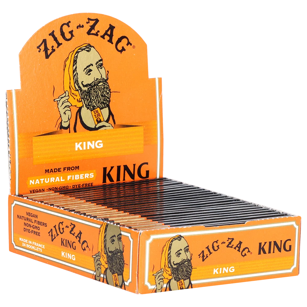 Zig Zag Rolling Papers | King Size | 24pk Display - New