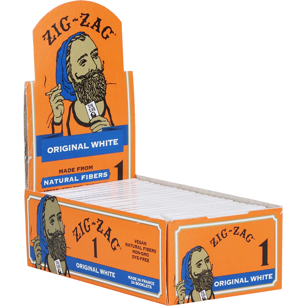 Zig Zag Rolling Papers | Single Wide | 24pk Display - New